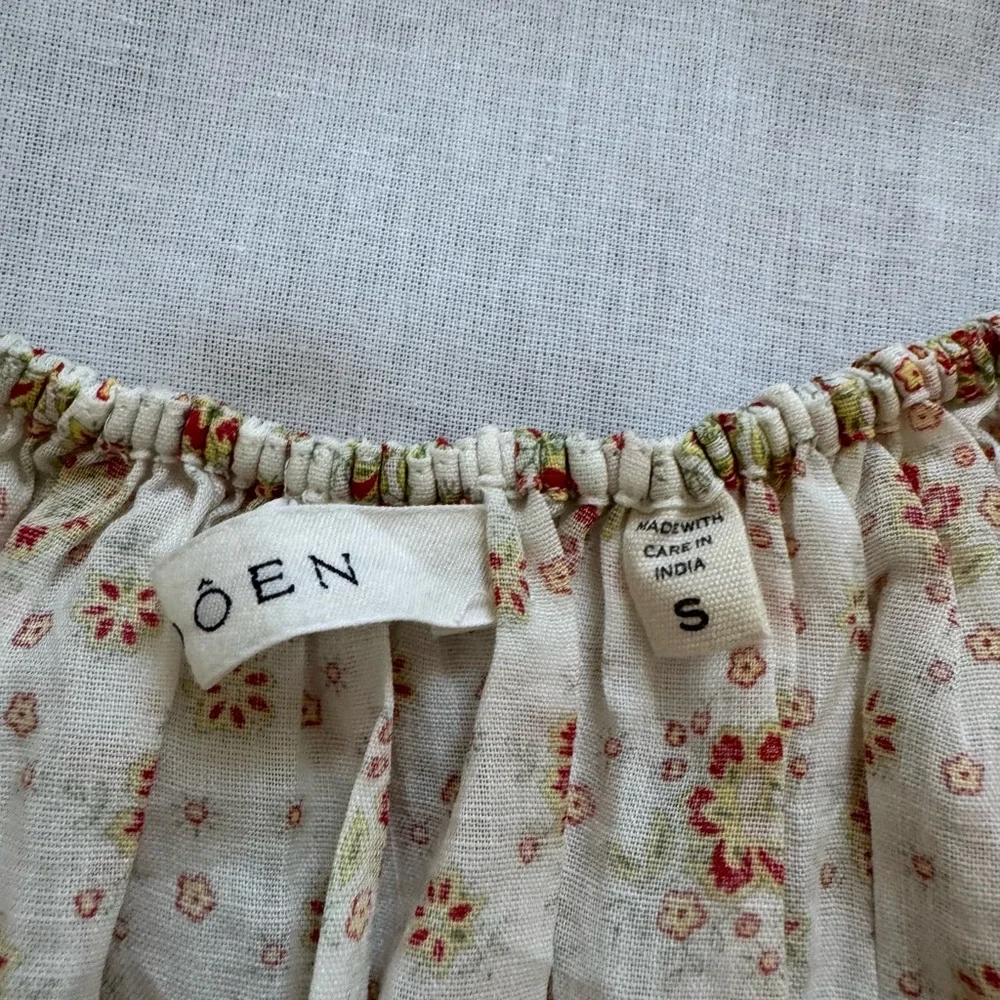 ⟡ Dôen Adie Top in Alabaster Countryside Calico (Size S) ⟡ - Picture 5 of 9